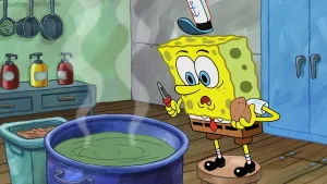 Spongya a levesben