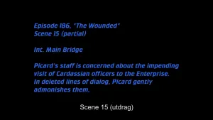 Deleted Scenes: S04E12 – The Wounded