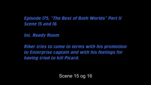 Deleted Scenes: S04E01 – The Best of Both Worlds, Part II