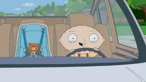 Stewie elköti Brian autóját