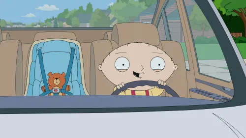 Stewie elköti Brian autóját