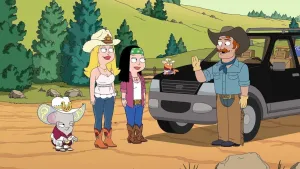 Klaus és Rogu a "Thank God for Loose Rocks" című filmben Egy Amerikai fater! kaland