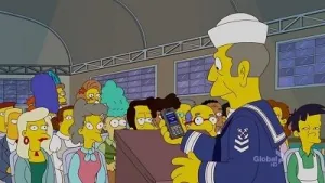 Bart megáll szaglászni